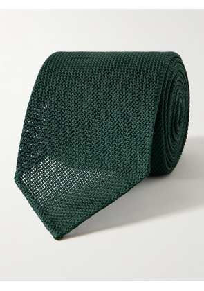 Drake's - 8cm Silk-Grenadine Tie - Men - Green