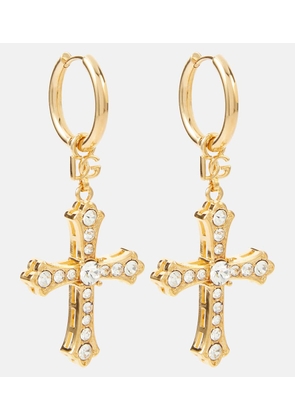 Dolce&Gabbana Crystal-embellished drop earrings