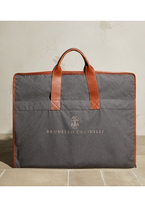 Brunello Cucinelli Logo Bifold Suit Carrier