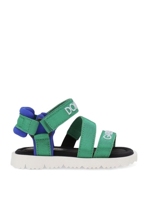 Dolce & Gabbana Kids Logo Sandals