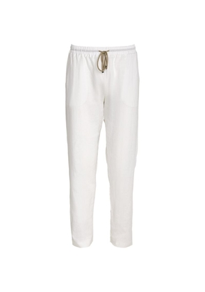 Zimmerli Linen-Cotton Drawstring Trousers