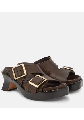 Loewe Ease leather sandals