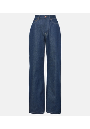 Jean Paul Gaultier High-rise wide-leg jeans
