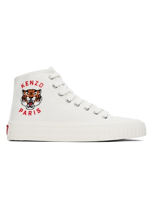 Kenzo White Kenzo Paris Foxy High Top Sneakers