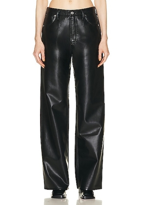 Citizens of Humanity Leather Annina Trouser in Black - Black. Size 25 (also in ).
