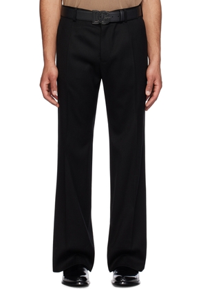 Dolce & Gabbana Black Straight-Leg Trousers