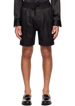 TOM FORD Black Pleated Shorts