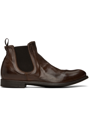 Officine Creative Brown Chronicle 123 Chelsea Boots