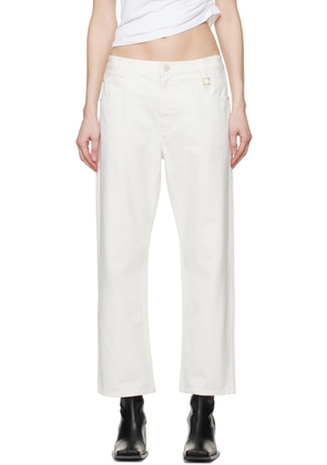 WOOYOUNGMI White Tapered Jeans