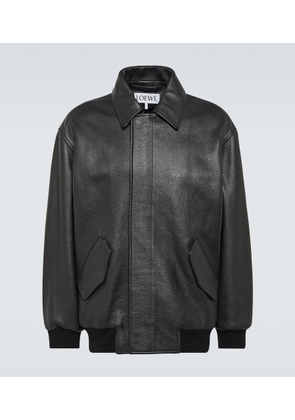 Loewe Leather bomber jacket