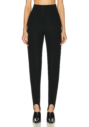 Bottega Veneta Structured Double Melange Trousers in Black - Black. Size 34 (also in 36, 38, 40, 42).