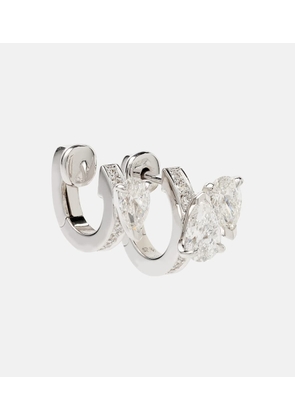 Repossi Serti Sur Vide 18kt white gold single earring with diamonds