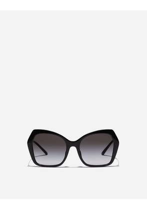 Dolce & Gabbana Sicilian Taste Sunglasses - Woman Black Onesize