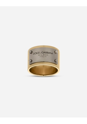 Dolce & Gabbana Ring With Tag - Man Bijoux Gold Metal 58