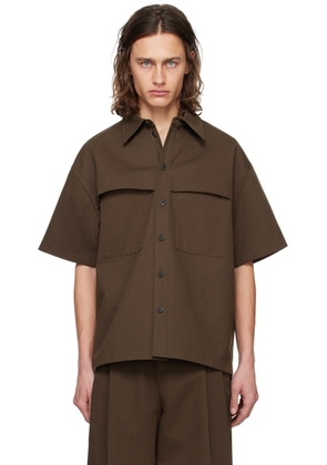 LE17SEPTEMBRE Brown Layered Shirt