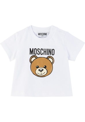 Moschino Baby White Bear T-Shirt