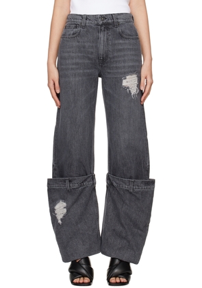 JW Anderson SSENSE Exclusive Gray Bucket Jeans