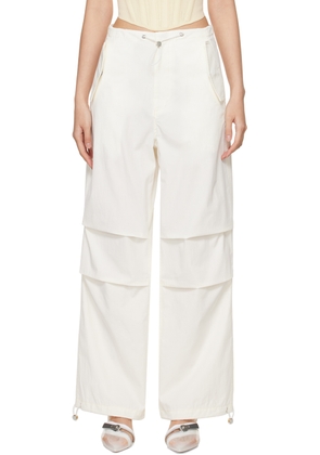 Dion Lee Off-White Parachute Trousers