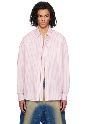 Y/Project Pink Hook-Eye Shirt