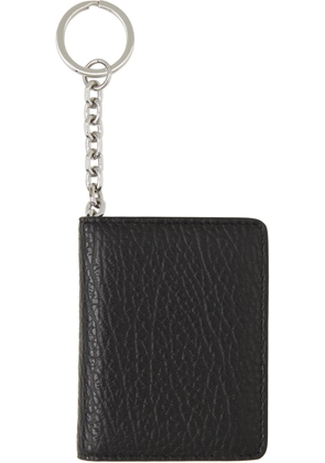 Maison Margiela Black Key Ring Bifold Card Holder