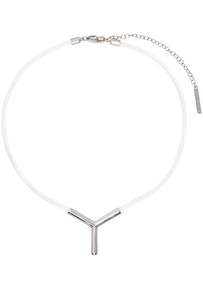 Y/Project Transparent 'Y' Necklace