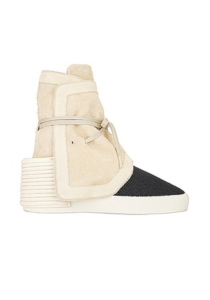 Fear of God Moc High in Natural/Black - Black. Size 41 (also in 40, 42, 43).