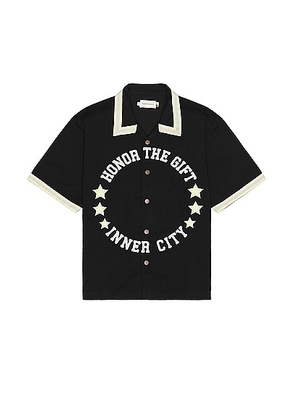 Honor The Gift A-spring Tradition Snap Up Shirt in Black - Black. Size L (also in M, S, XL/1X).