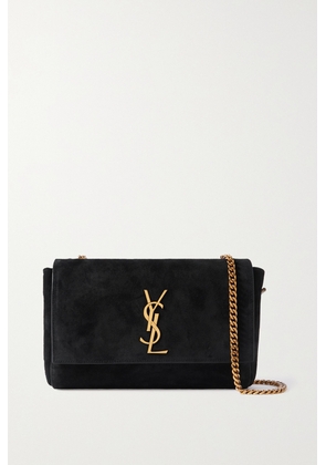 SAINT LAURENT - Kate Small Reversible Suede And Leather Shoulder Bag - Black - One size