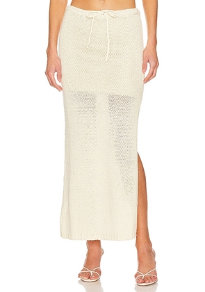 Callahan Rosie Skirt in Cream. Size L, S, XL, XS.