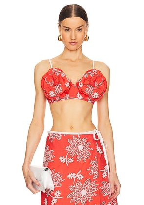 Ciao Lucia Ailani Top in Red. Size M, S, XS.