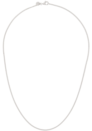 Tom Wood Silver Curb Chain Slim Necklace