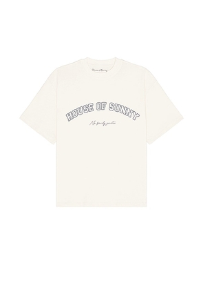House of Sunny The Family Tee in Cream. Size S, XL/1X.