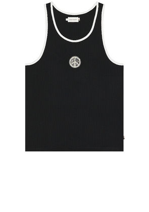 Honor The Gift A-spring Binded Rib Tank in Black. Size S, XL/1X.