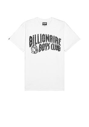 Billionaire Boys Club Arch Knit Tee in White. Size L, S, XL/1X.