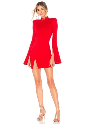 Michael Costello x REVOLVE Mr. Gibson Mini Dress in Red. Size S, XXS.