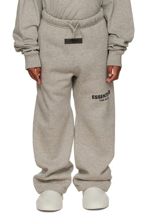 Fear of God ESSENTIALS Kids Gray Relaxed Lounge Pants