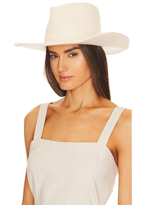 Lack of Color Sandy Cowboy Hat in White. Size S.