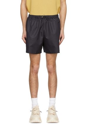 WOOYOUNGMI Navy Polyester Shorts