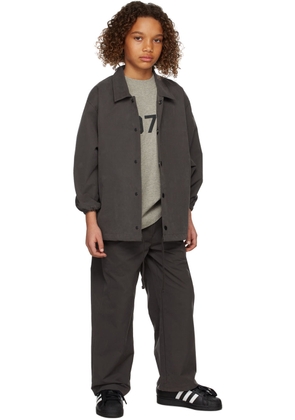 Fear of God ESSENTIALS Kids Black Relaxed Trousers