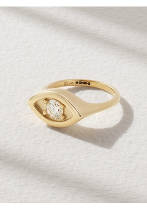 Sydney Evan - 14-karat Gold Diamond Ring - 6,7