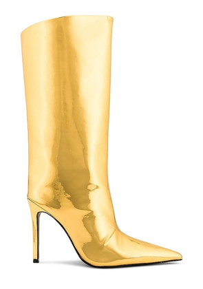 Michael Costello x REVOLVE Sabrina Boot in Metallic Gold. Size 6, 7.5, 8, 8.5.
