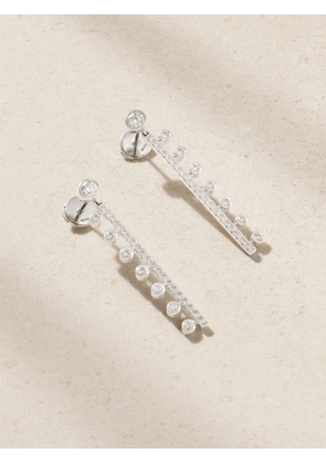 De Beers Jewellers - Dewdrop 18-karat White Gold Diamond Earrings - One size