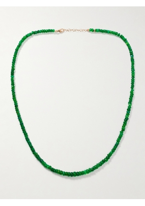 JIA JIA - Gold Opal Necklace - Green - One size