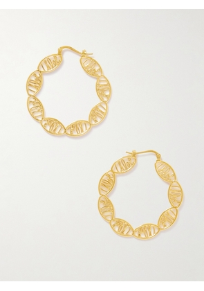 Chloé - Darcey Gold-tone Hoop Earrings - One size
