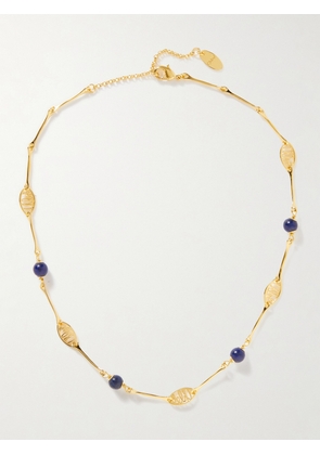 Chloé - Darcey Lace Gold-tone Lapis Lazuli Necklace - One size