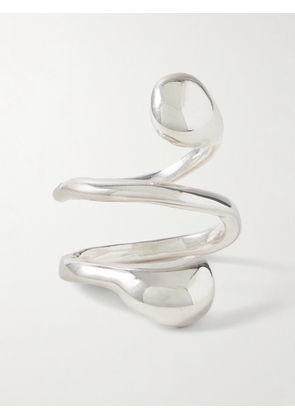 AGMES - Dual Flora Recycled Silver Ring - 5,6,7,8