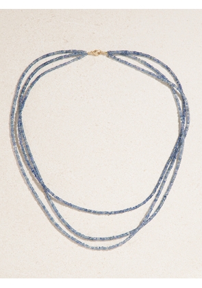 JIA JIA - 14-karat Gold Sapphire Necklace - Blue - One size