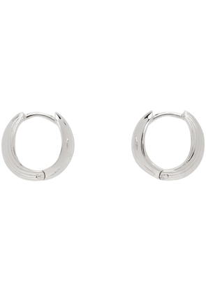 Sophie Buhai Silver Reversible Hinged Hoop Earrings