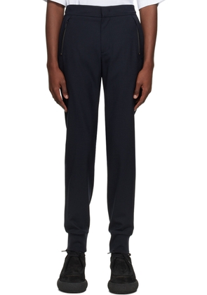 WOOYOUNGMI Navy Zip Pocket Trousers