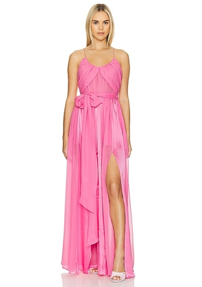 LoveShackFancy Zamia Dress in Pink. Size M, S, XL, XXL.